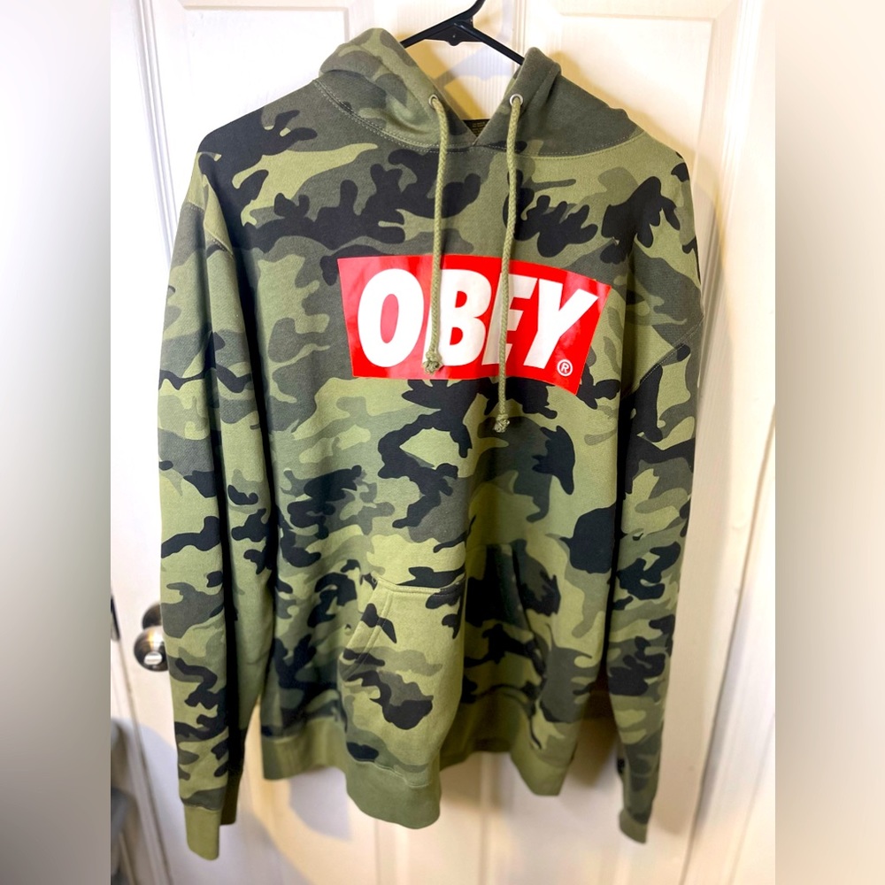 Obey Camo Hoodie